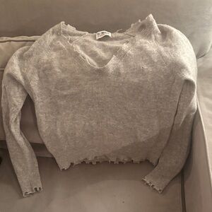 Gray Sweater 100% cashmere